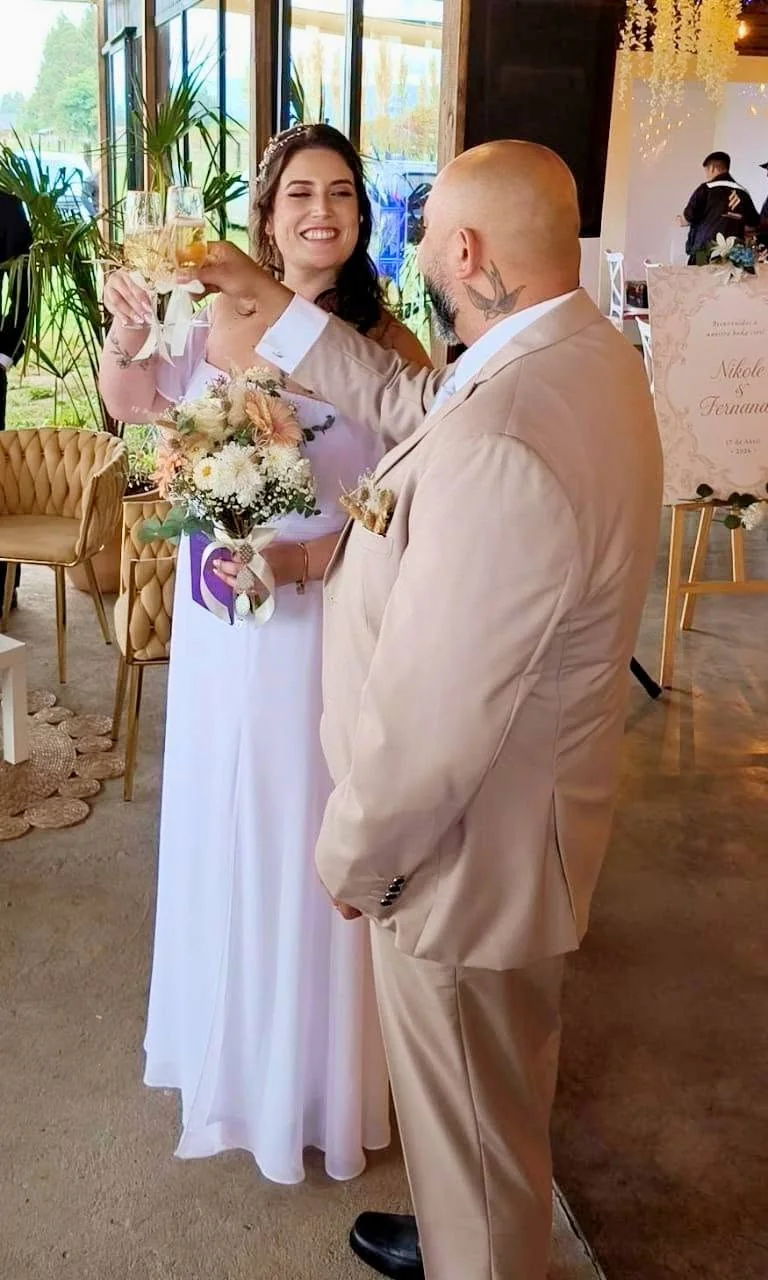 Brindis de los novios